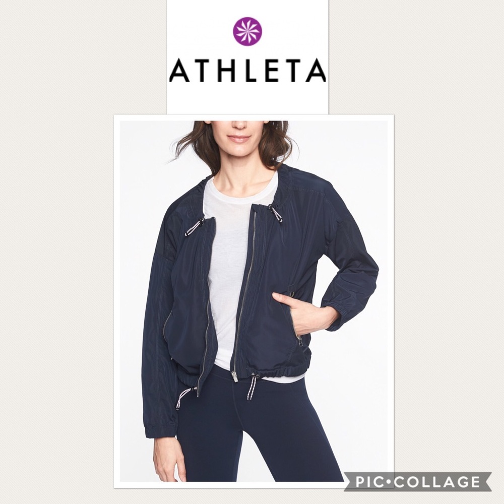 Athleta Chill bomber jacket